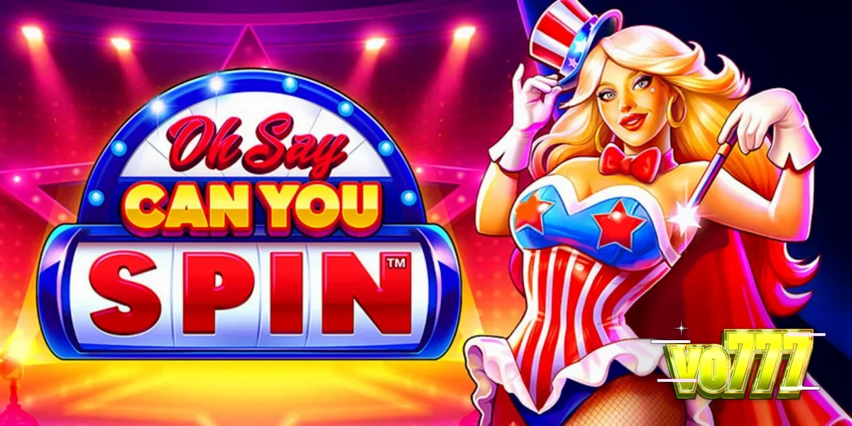 Tampilan visual slot Oh Say Can You Spin dengan tema patriotik